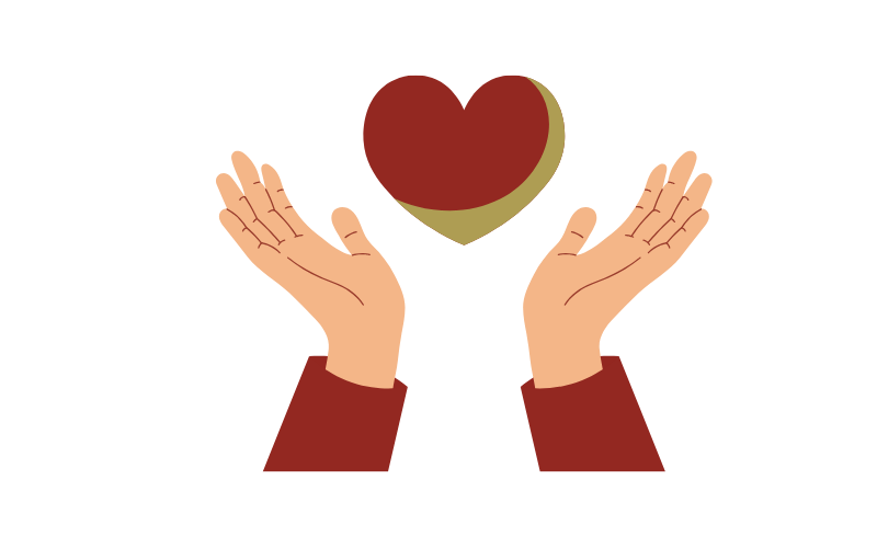 Herz zwischen zwei Händen, Reiki, Niedernberg bei Aschaffenburg, Elke Maria Becker